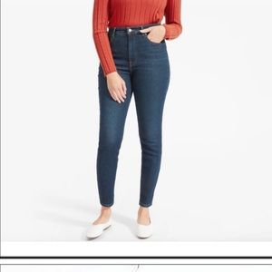 Excellent Condition Everlane Curvy High-Waisted Skinny Crop Jeans